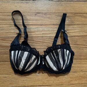 curvy kate | black/tan bra